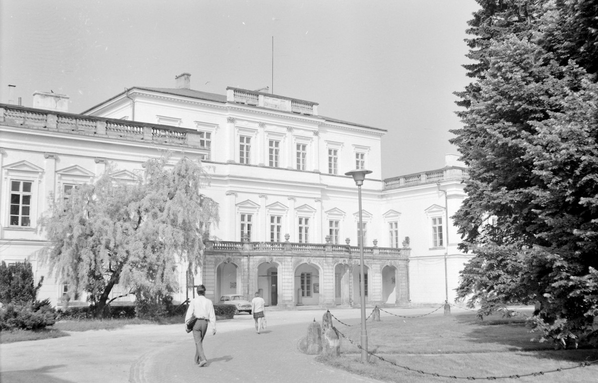 pałac Czartoryskich - elewacja frontowa - fragment, skan 1