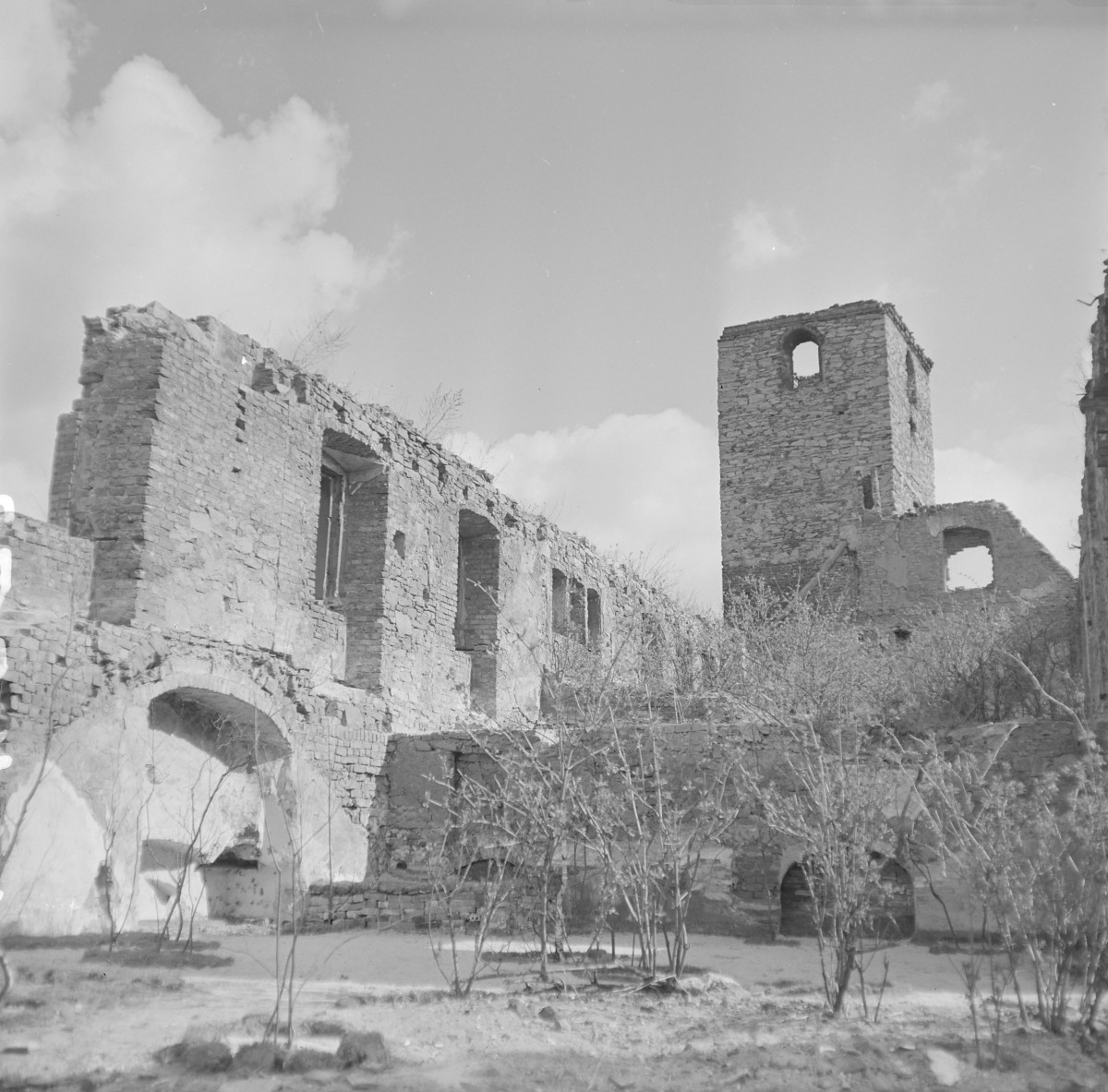 Zamek Książęcy - ruina - fragment, skan 1