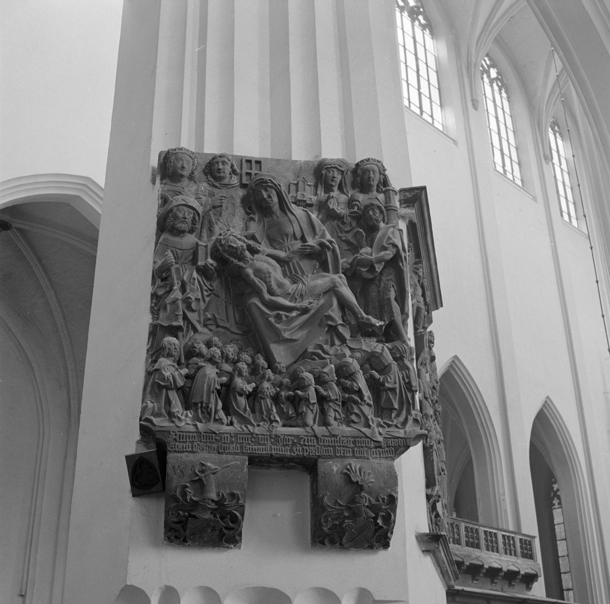 bazylika św. Elżbiety - epitafium Sebalda Saurmana, mieszczanina wrocławskiego, zmarłego 29 lipca 1507 roku., skan 1