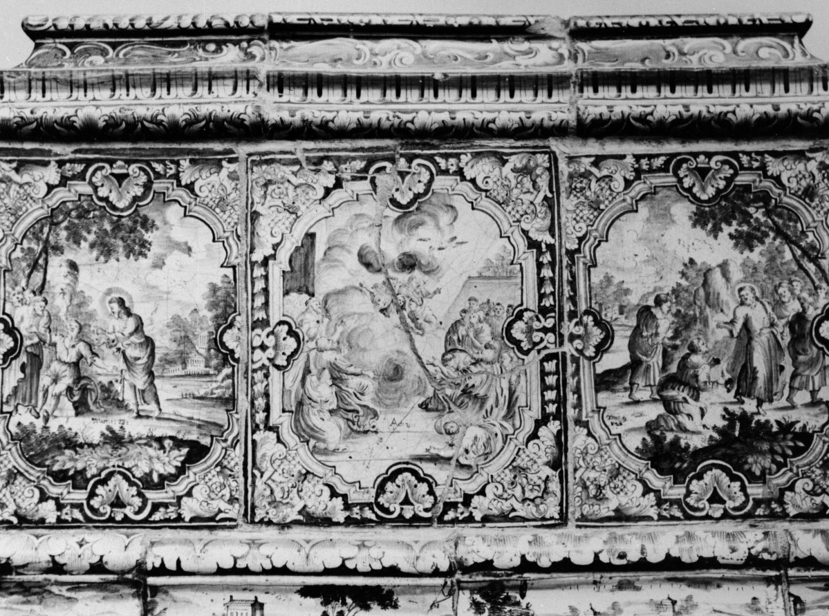 ratusz - wnętrze, piec kaflowy, skan 1