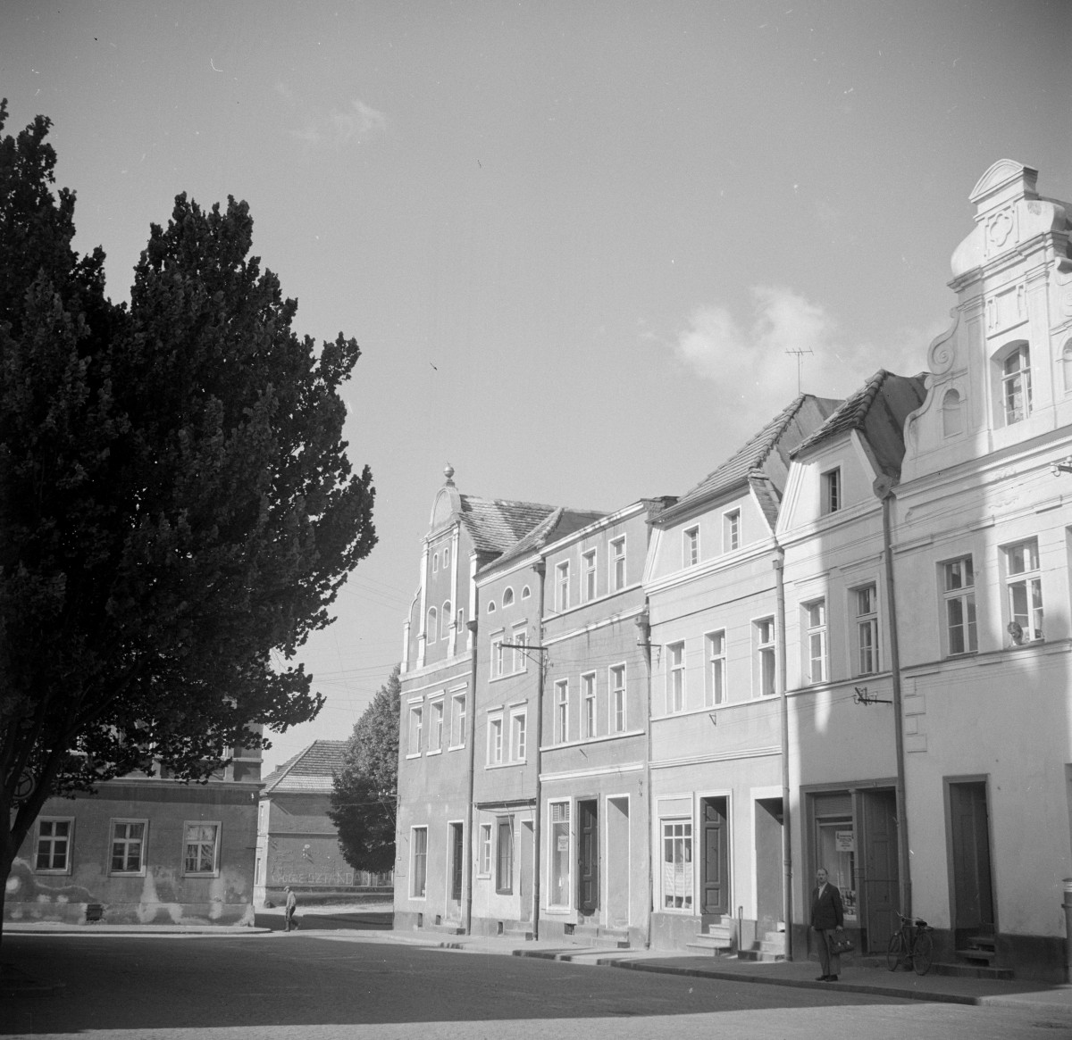 kamienice - elewacje frontowe, skan 1