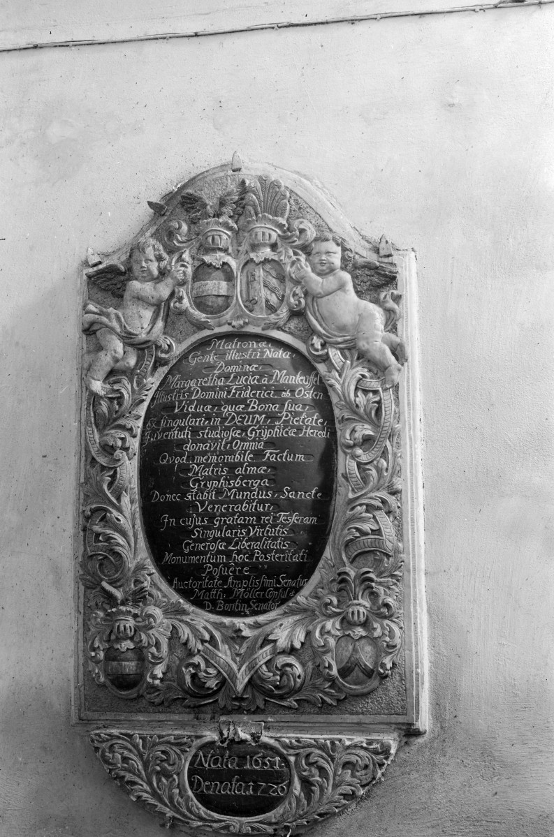 kościół Mariacki - epitafium, skan 1
