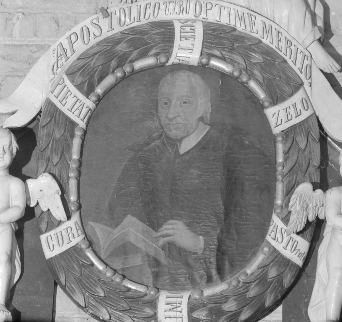 kościół pw. Wniebowzięcia Najświętszej Maryi Panny - wnętrze - portret epitafijny M. Barszczewskiego, skan 1