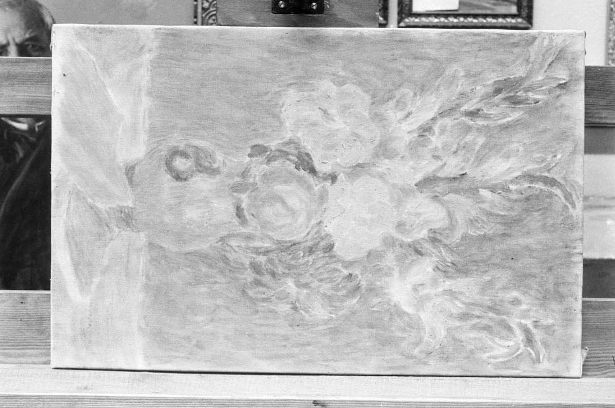 Józef Pankiewicz - kwiaty, olej na płótnie, Muzeum Sztuki w Łodzi, skan 1