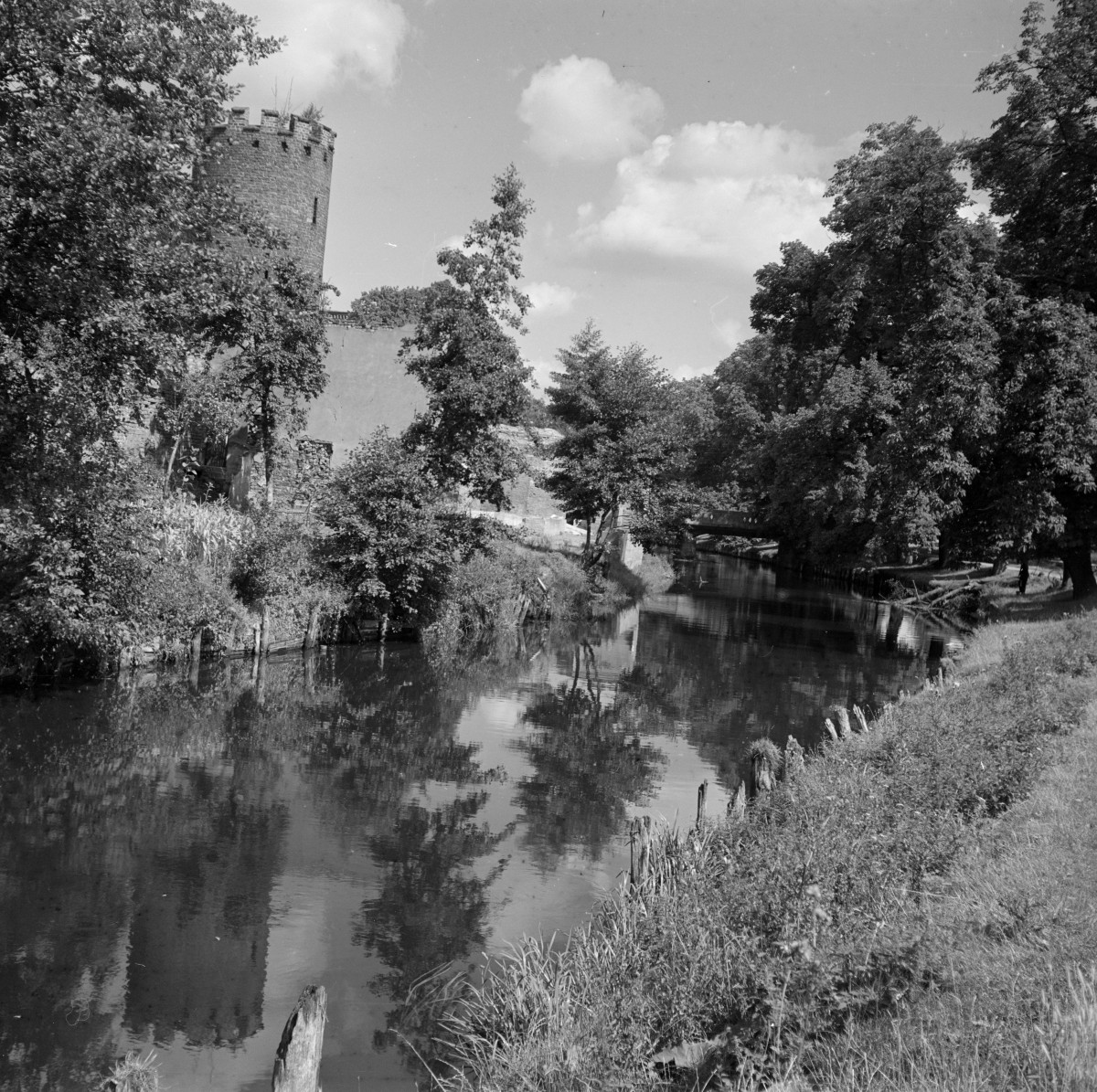 baszta Jeńców oraz fosa, skan 1