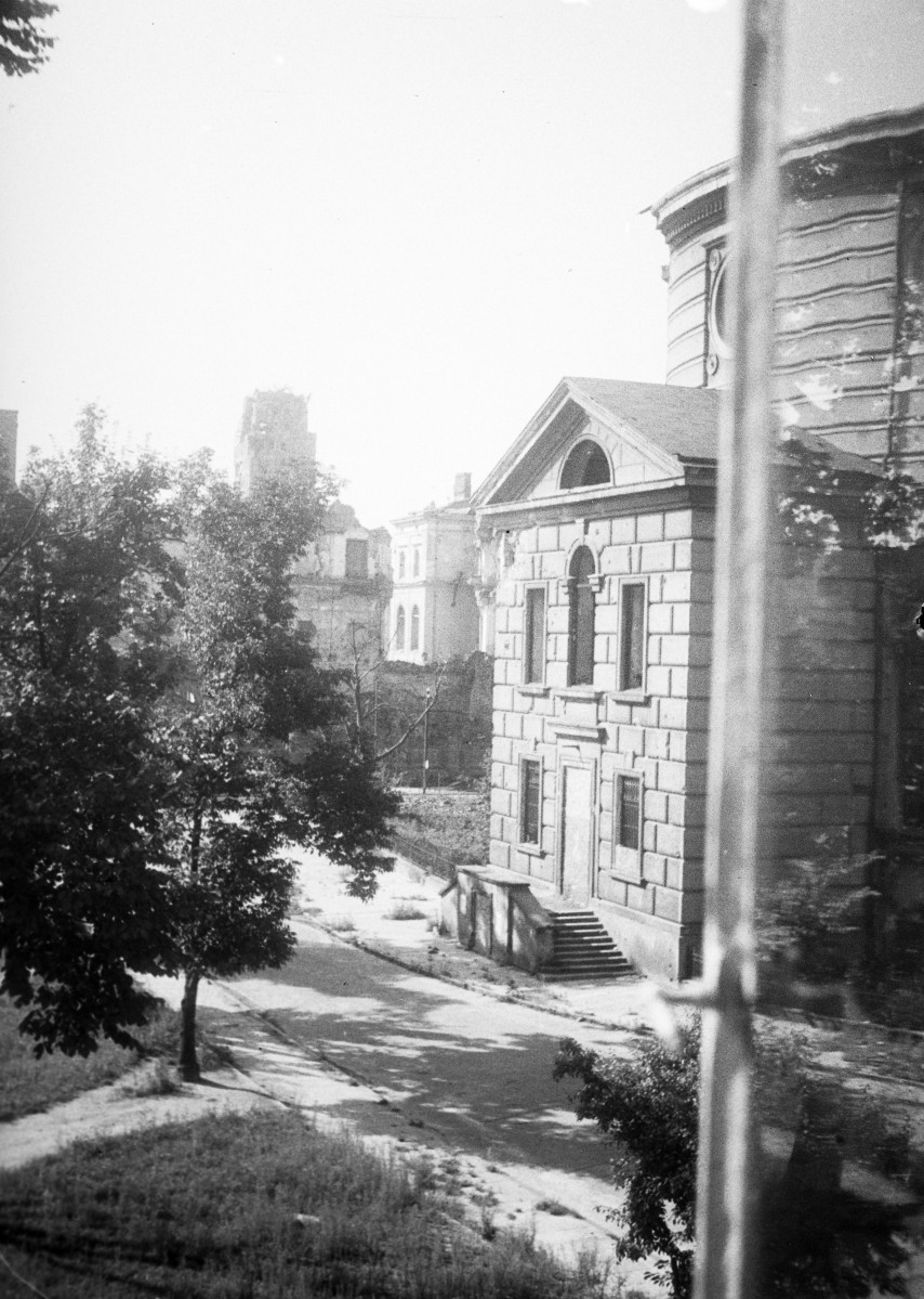 kościół św. Trójcy - elewacja frontowa, skan 1