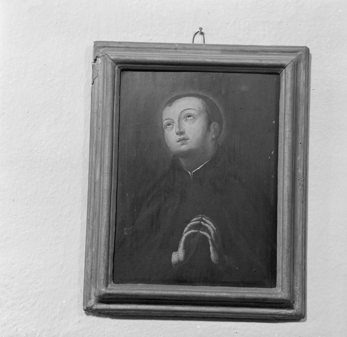 klasztor ss. Mniszek Benedyktynek - zbiory - obraz św. Stanisława Kostki z XVIII wieku, skan 1