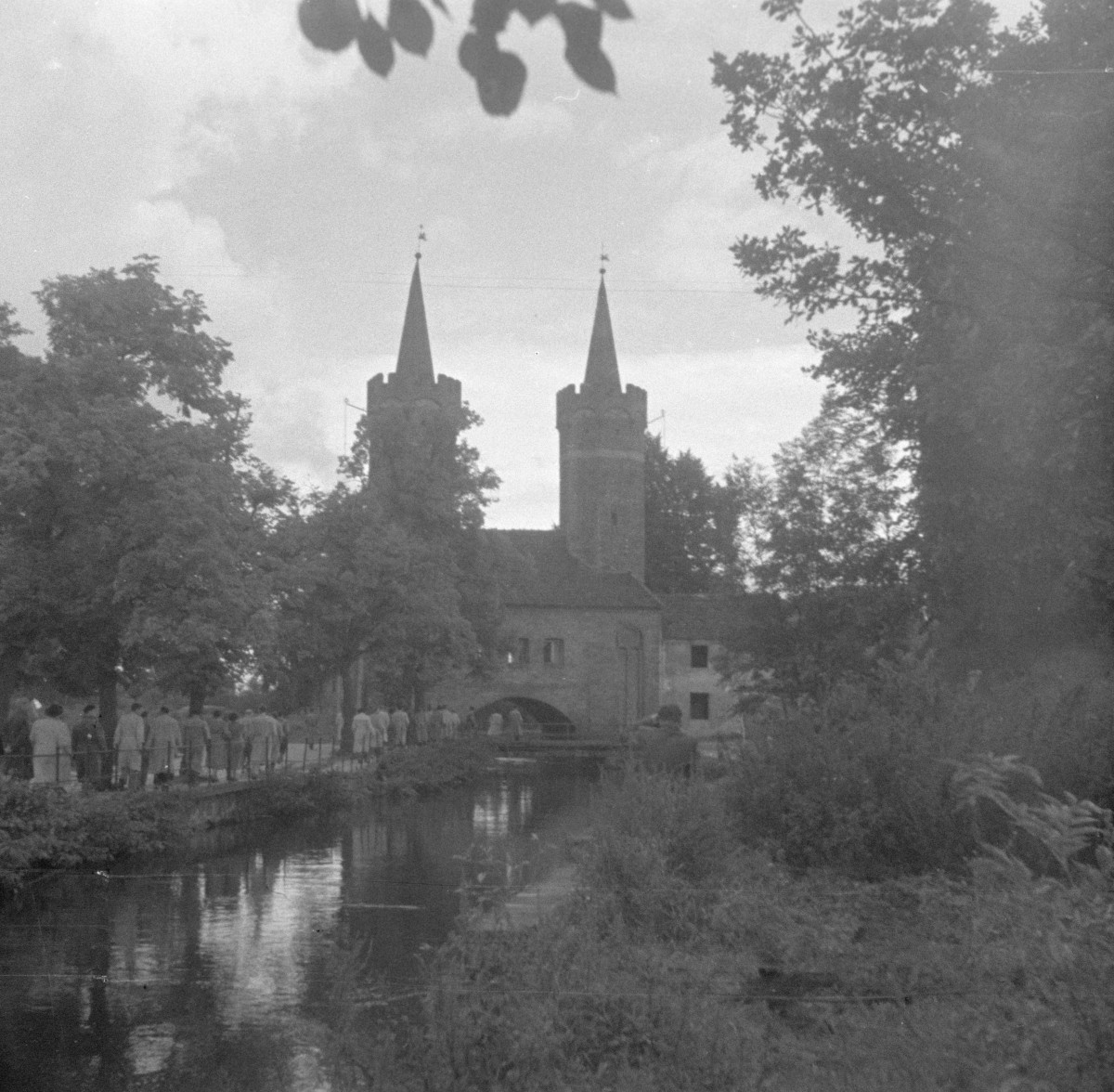 brama Młyńska - brama miejska, skan 1