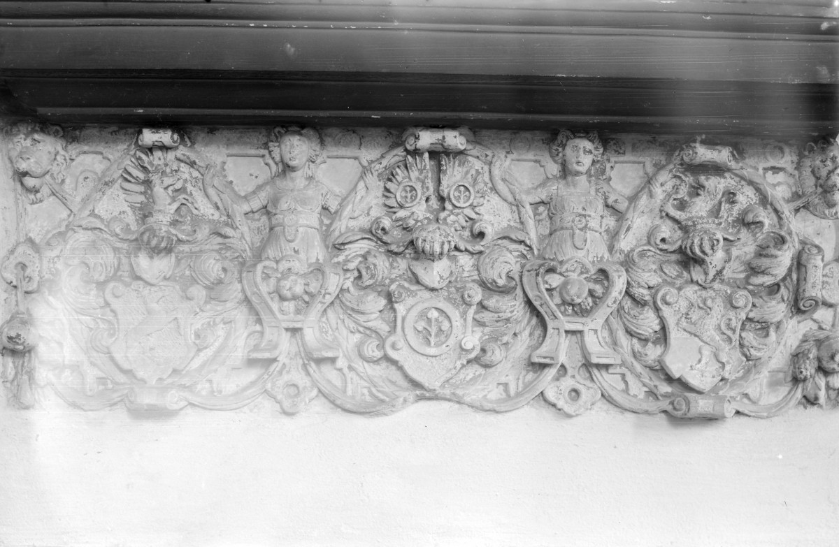 bazylika św. Elżbiety - epitafium Daniela Schillinga, detal, skan 1