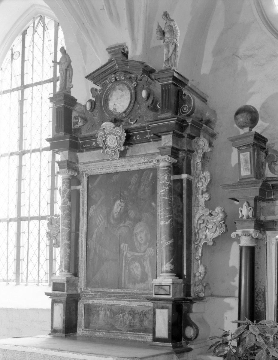 kościół M.B. Królowej - ołtarz boczny "Św. Weroniki", skan 1