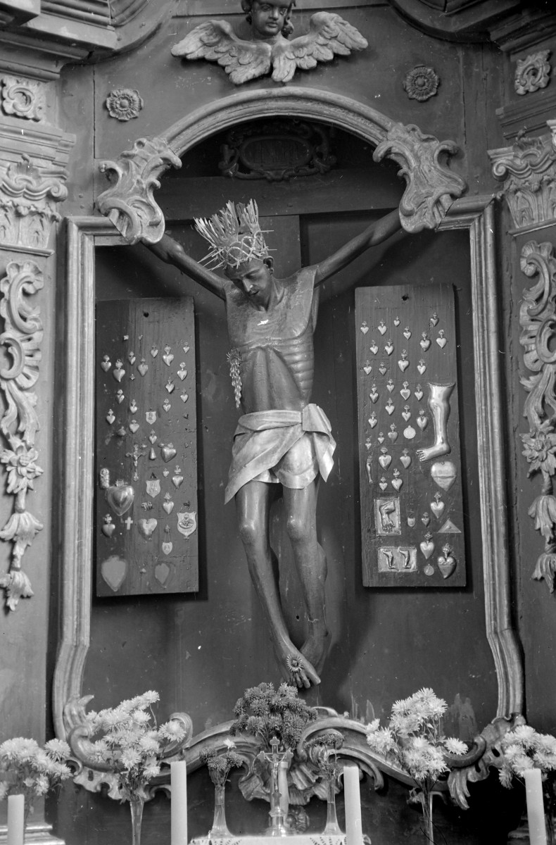 kościół Świętych Apostołów Jakuba i Filipa - gotycki tzw. Czarny Krucyfiks, XV w., skan 1