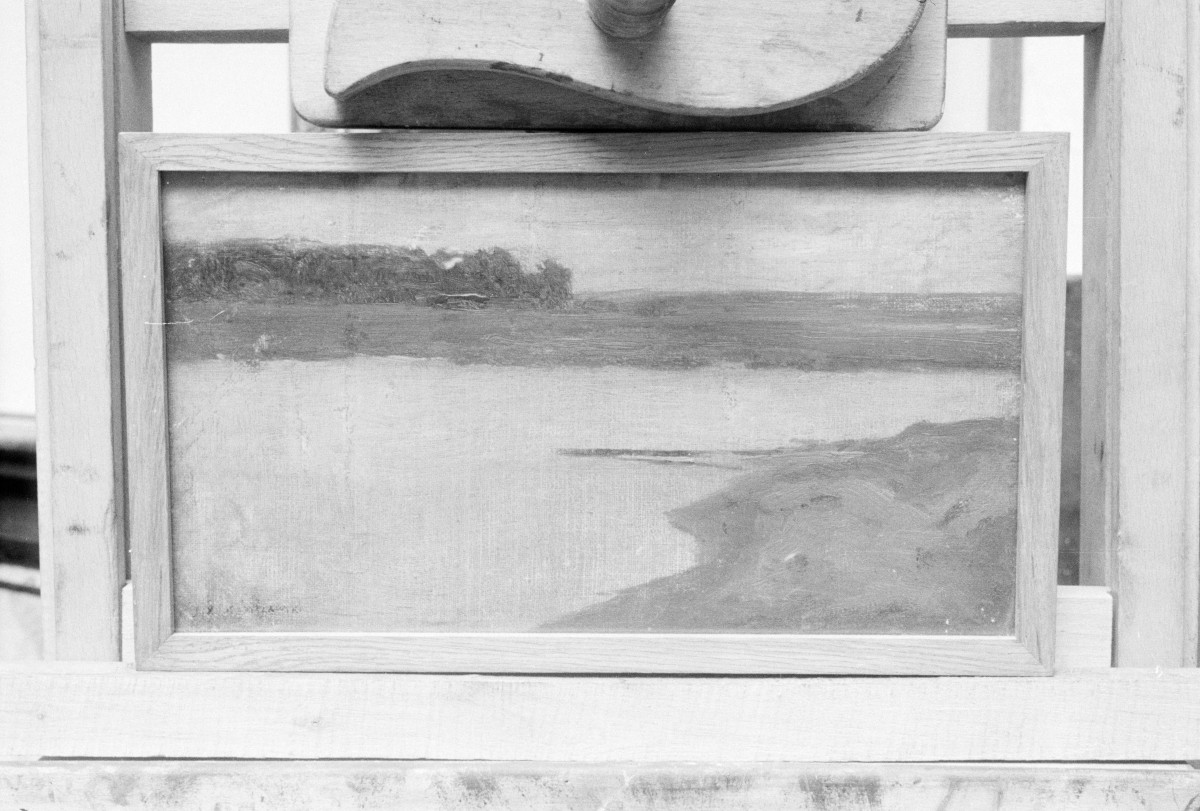 Muzeum Pomorskie w Toruniu, Stanisławski Jan "Rzeka", 168x305 mm, skan 1