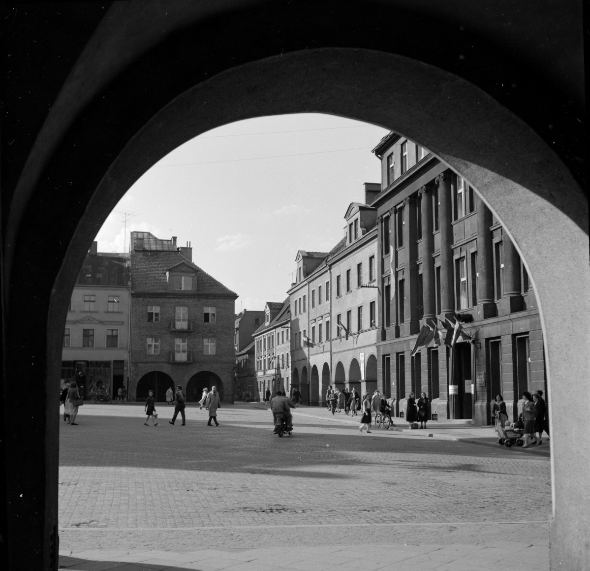 rynek - widok na północny narożnik, skan 1