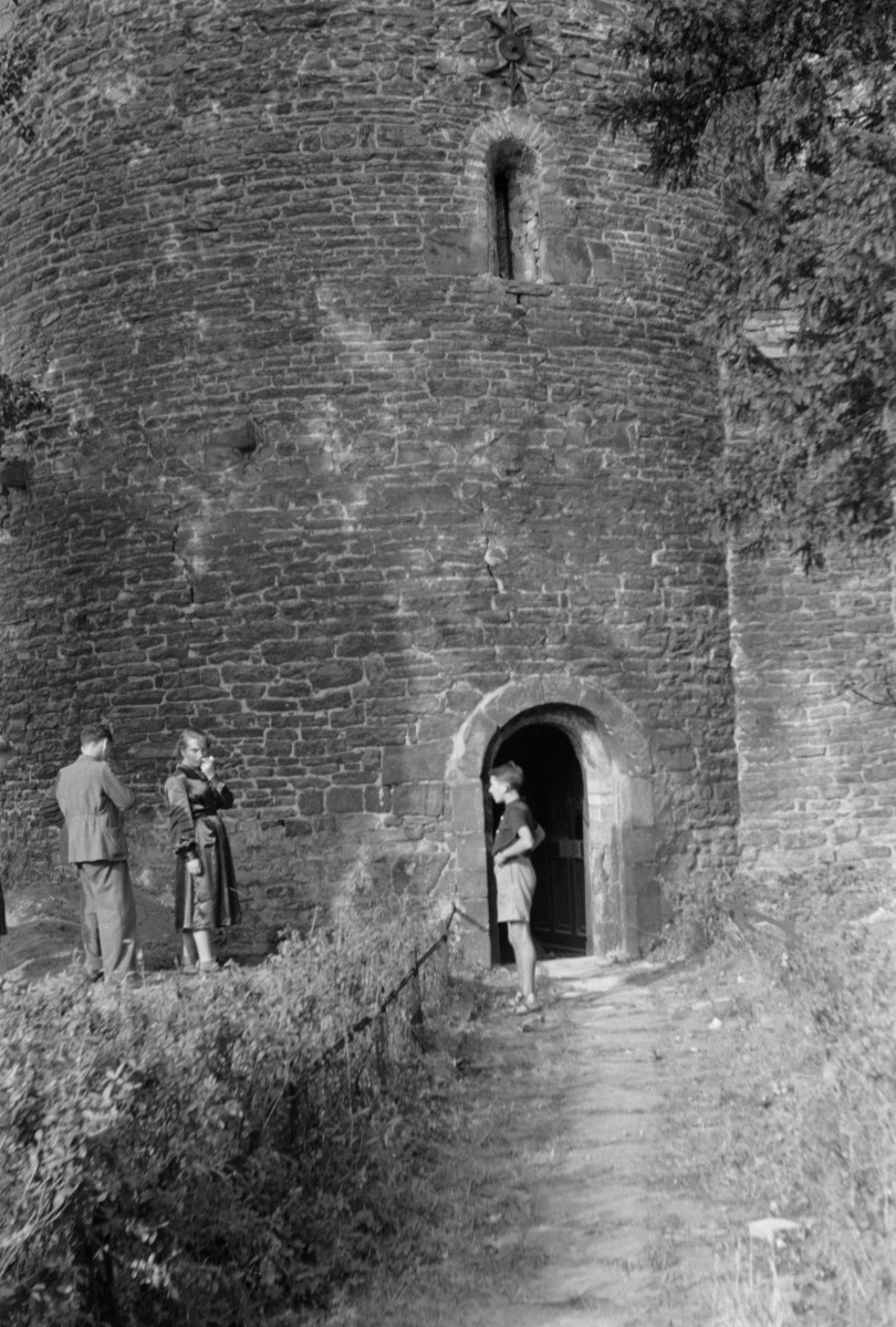 rotunda św. Gotarda tzw. kościół polski - wejście, skan 1