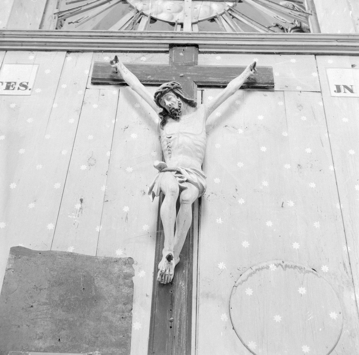 Kościół św. Wawrzyńca - krucyfiks, skan 1