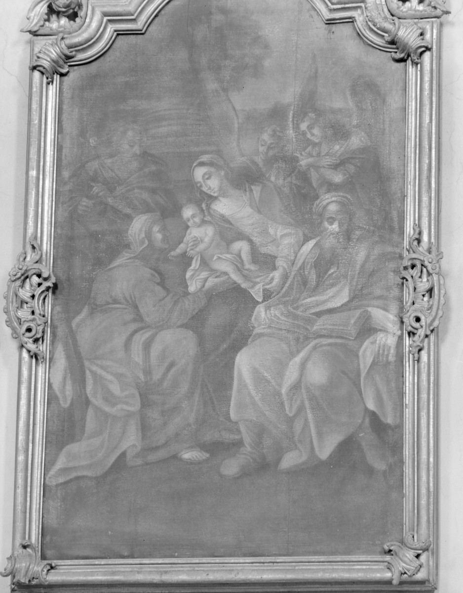 kościół pobenedyktyński pw. św. Michała Archanioła - wnętrze: obraz w nawie głównej, skan 1