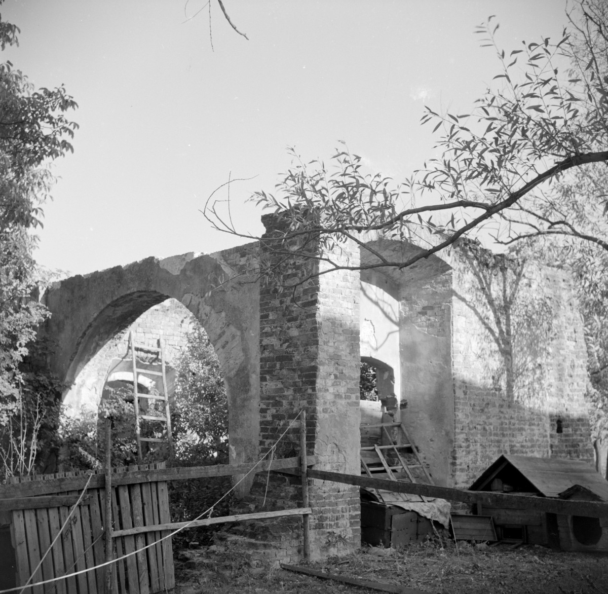klasztor franciszkanów - ruiny, skan 1