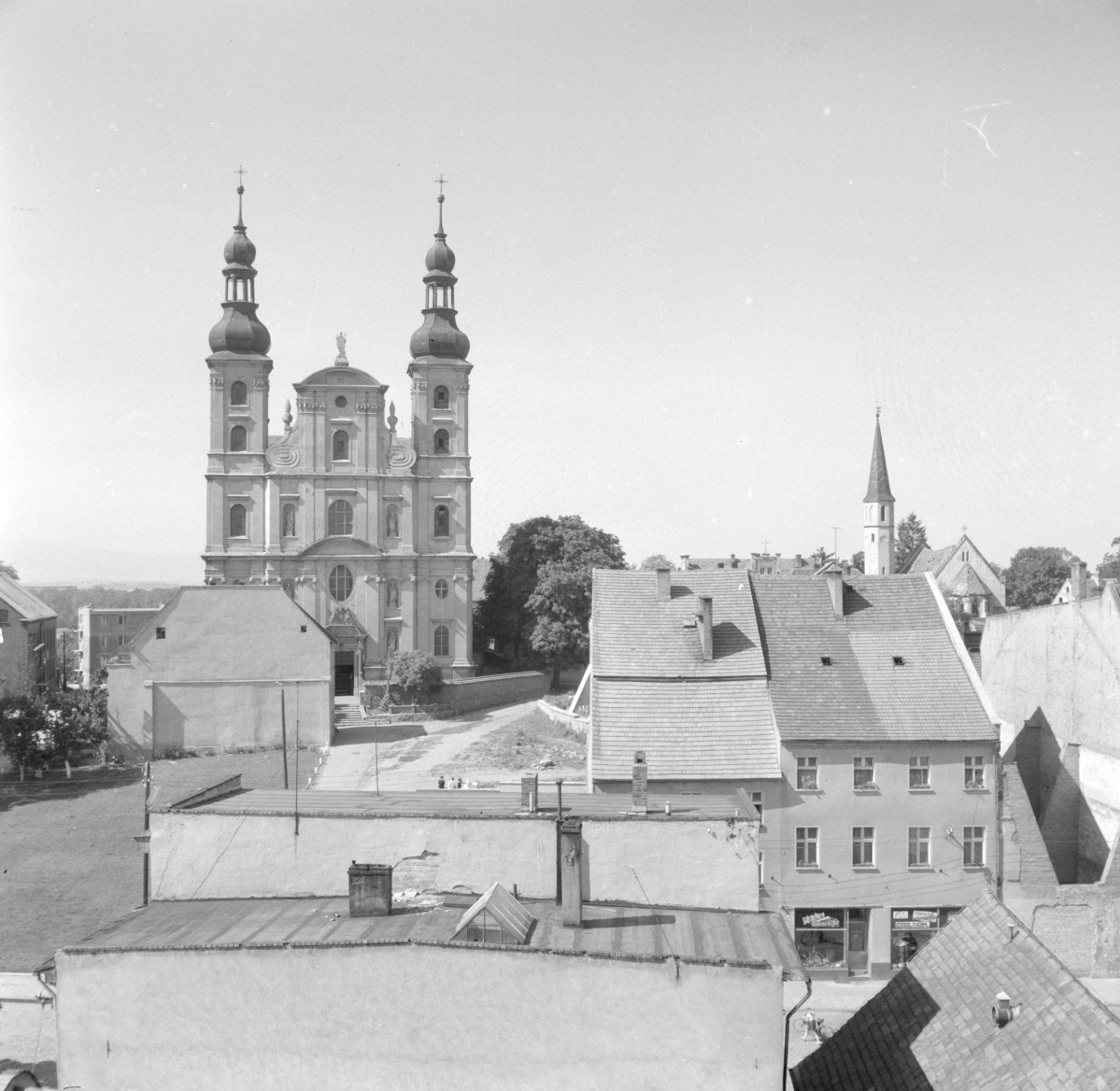 miasto i kościół parafialny pw. św.św. Mikołaja i Franciszka Ksawerego, skan 1