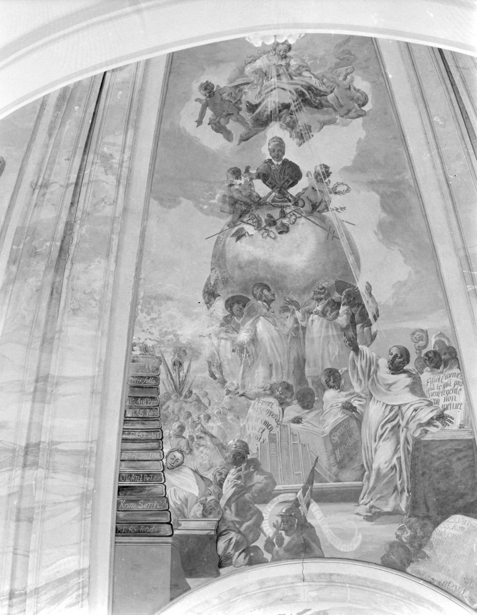 Kościół pw. NMP i św. Mikołaja - fragment polichromii, skan 1