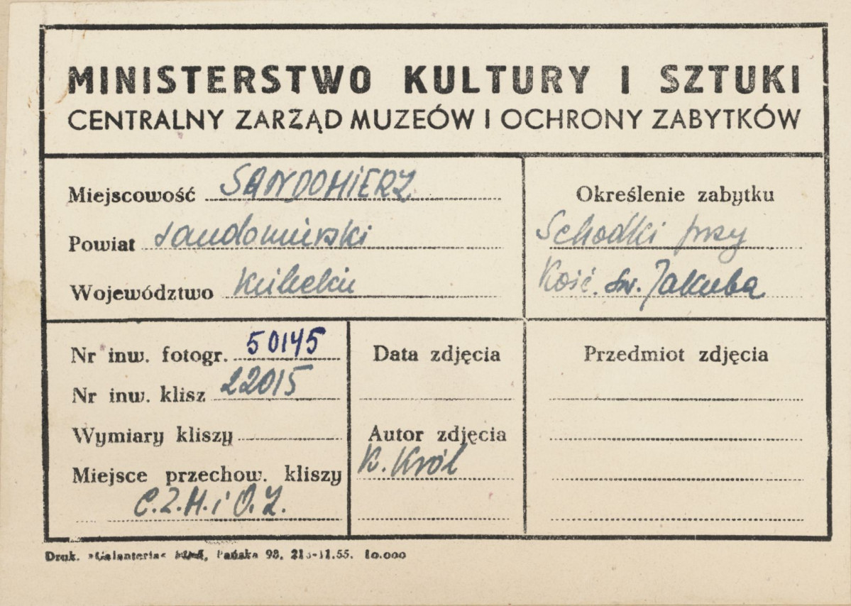 Furta Dominikańska - widok ogólny - metryczka, skan 1