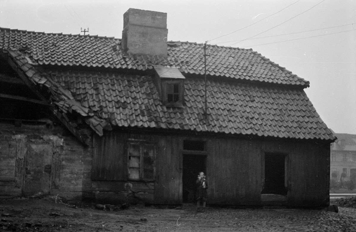 dom drewniany - elewacja, skan 1