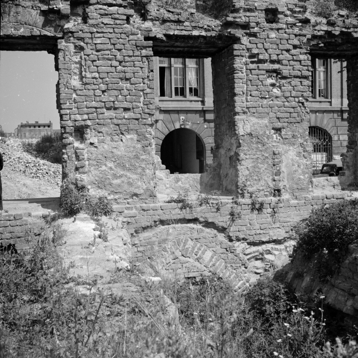 szpiatl Św. Ducha - część zachodnia wnętrze: widok ku pólnocy, skan 1