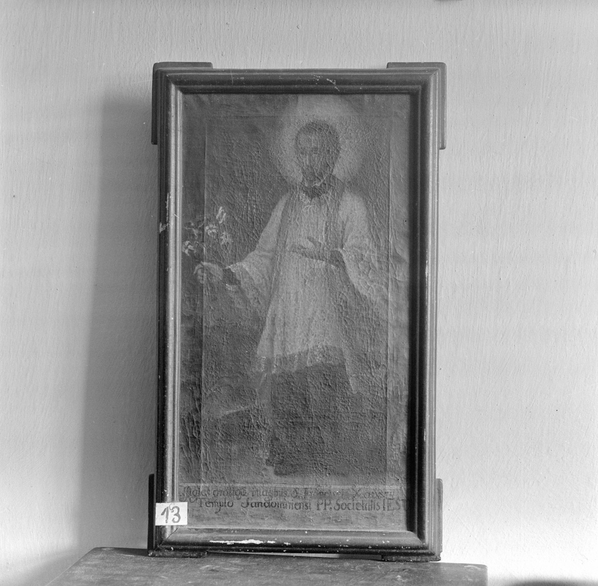 klasztor ss. Mniszek Benedyktynek - zbiory - obraz św. Franciszek Xawery /kopia z obrazu sandomierskiego/ z XVIII wieku, skan 1