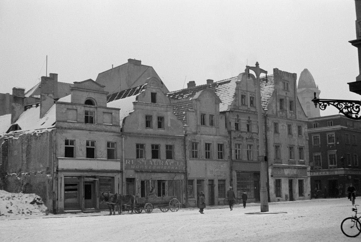kamienice - elewacje frontowe, skan 1