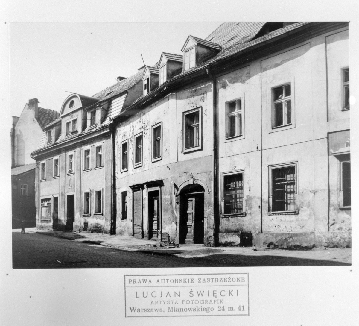 kamienice - elewacja, skan 1
