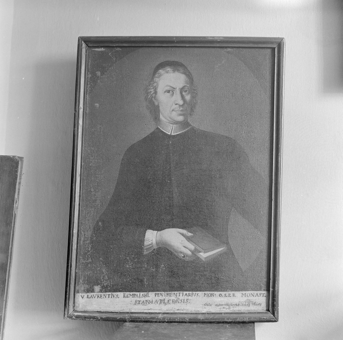 klasztor ss. Mniszek Benedyktynek - zbiory - obraz ks. Wawrzyńca Rempalskiego z XVIII wieku, skan 1