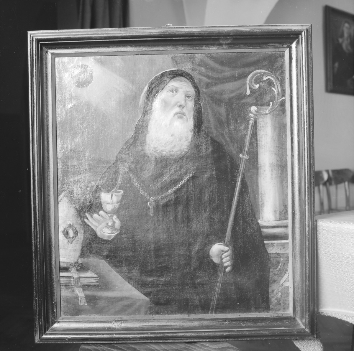 klasztor ss. Benedyktynek - obraz św. Benedykta XVIII w., skan 1