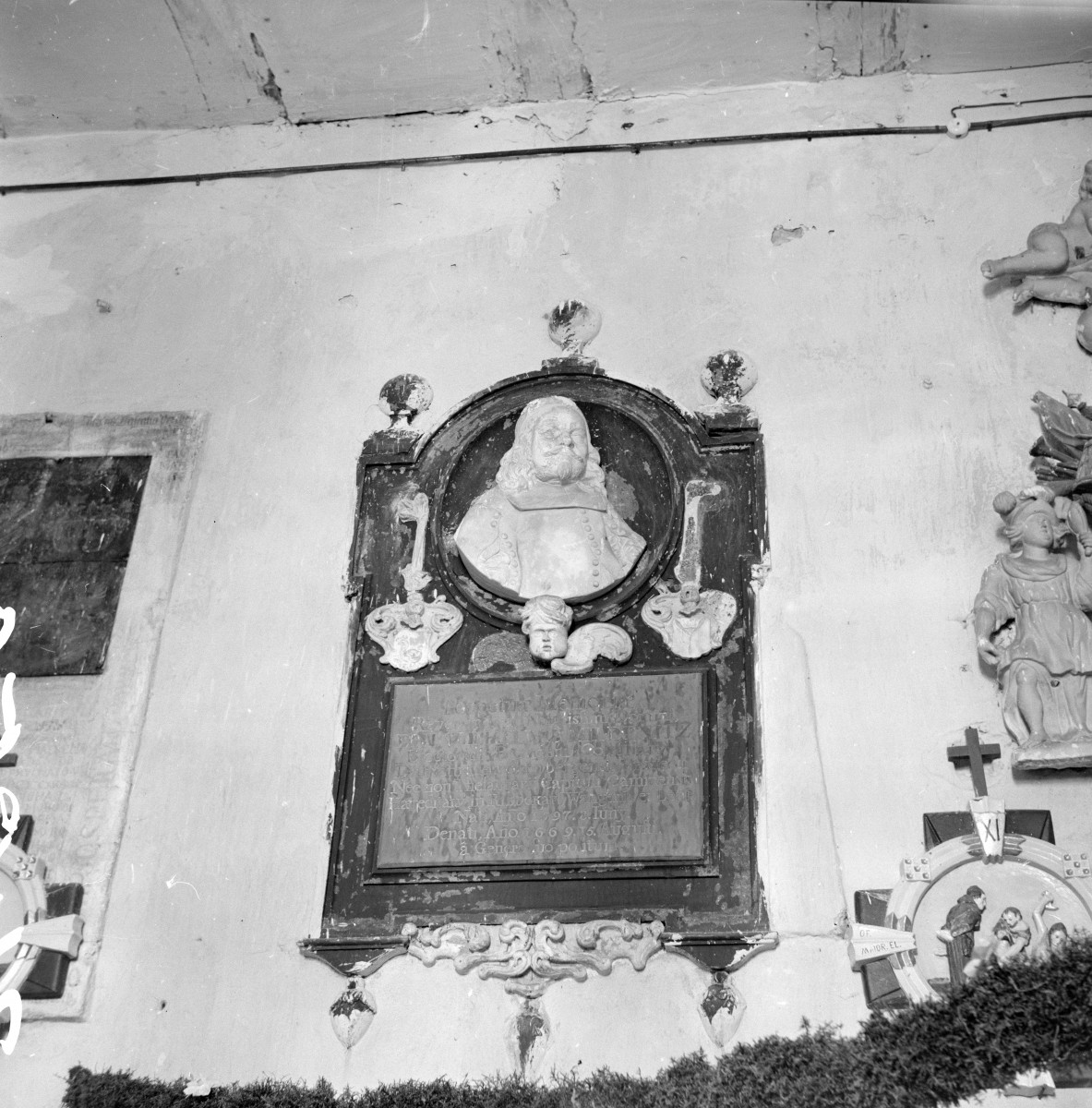 kościół św. Józefa Robotnika - wnętrze, epitafium Wilhelma von Mildenitz (1597-1669), skan 1