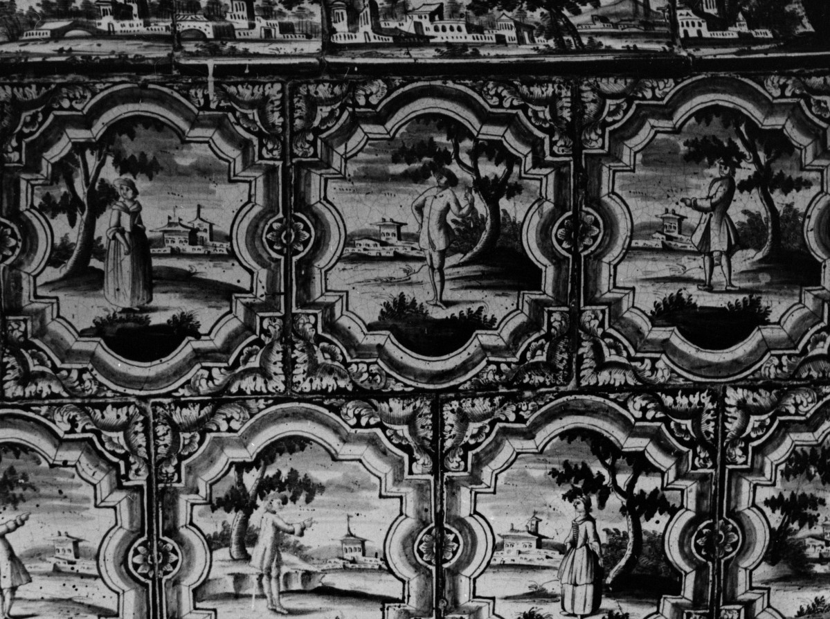 ratusz - wnętrze, piec kaflowy, skan 1