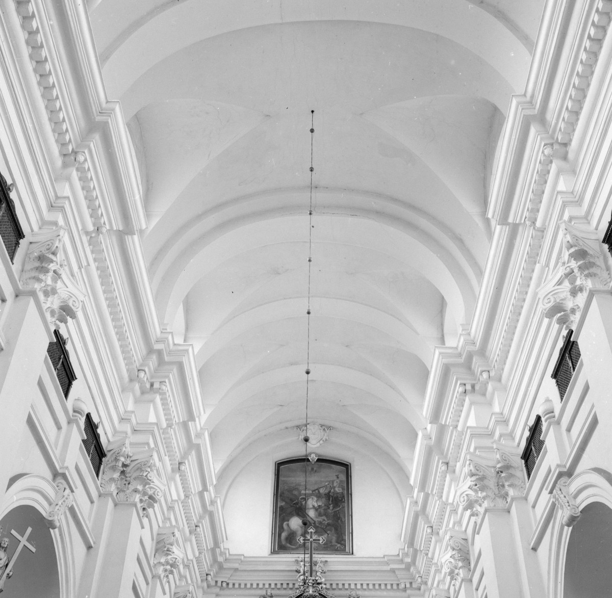 kościół pw. Serca Pana Jezus - wnętrze: sklepienie, skan 1