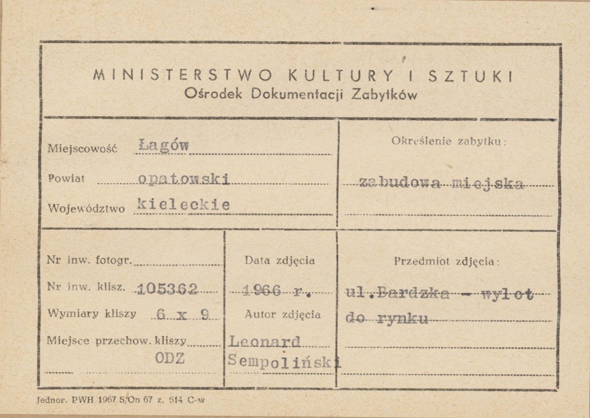 Fragment miasta - wylot ul. Bardzkiej na rynek - metryczka


, skan 1
