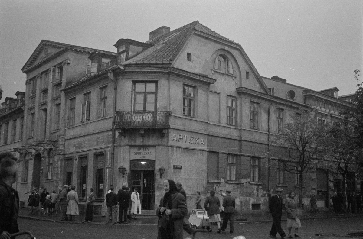kamienica - elewacja południowo-wschodnia, skan 1