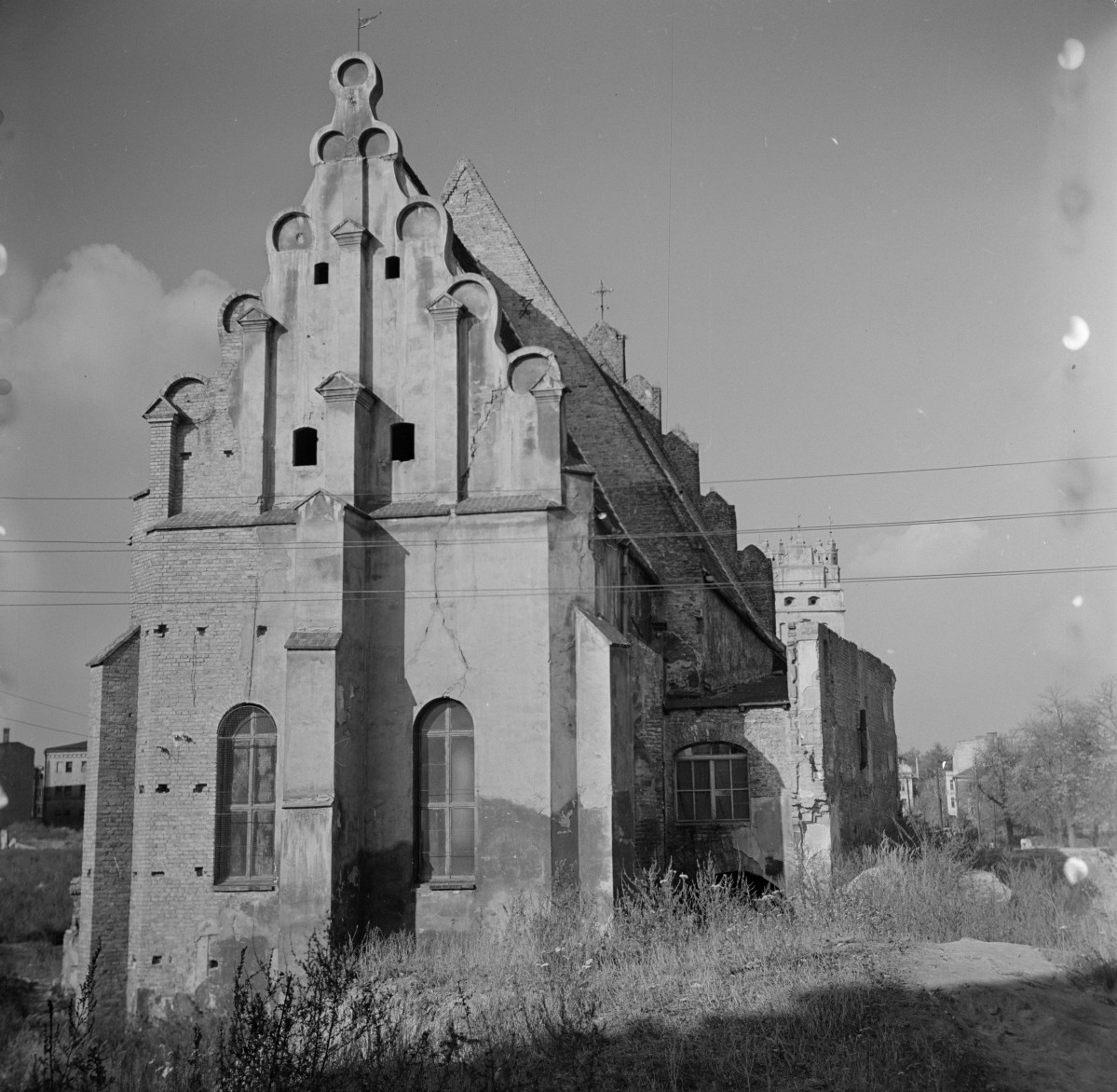 kościół ewangelicki Jezusa Chrystusa - elewacja, skan 1