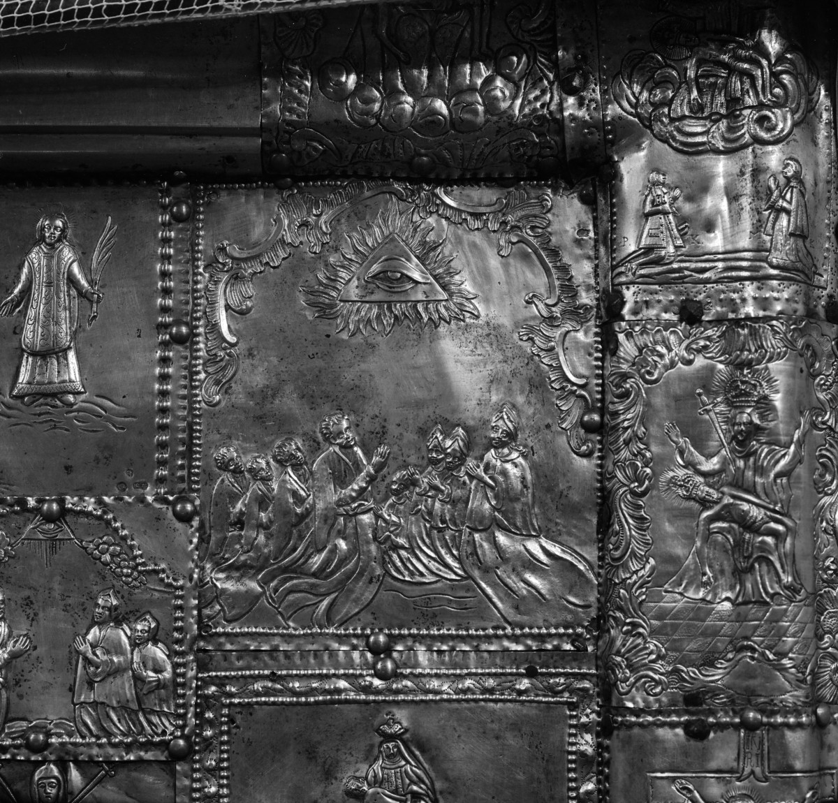 kościół pw. Wniebowzięcia Najświętszej Maryi Panny - zbiory - votum - fragment z XVIII w., skan 1