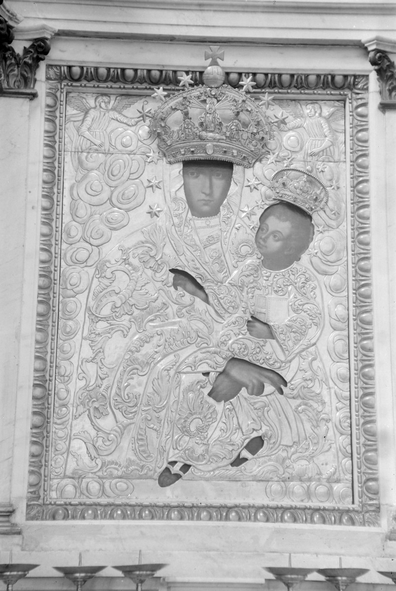 bazylika katedralna Wniebowzięcia NMP - nawa płd. - obraz "M.B z Dzieciątkiem", skan 1