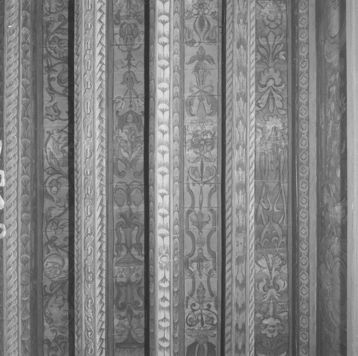 pałac Biskupów Krakowskich - Pierwszy Pokój Biskupi /I p./ - fragment stropu, skan 1