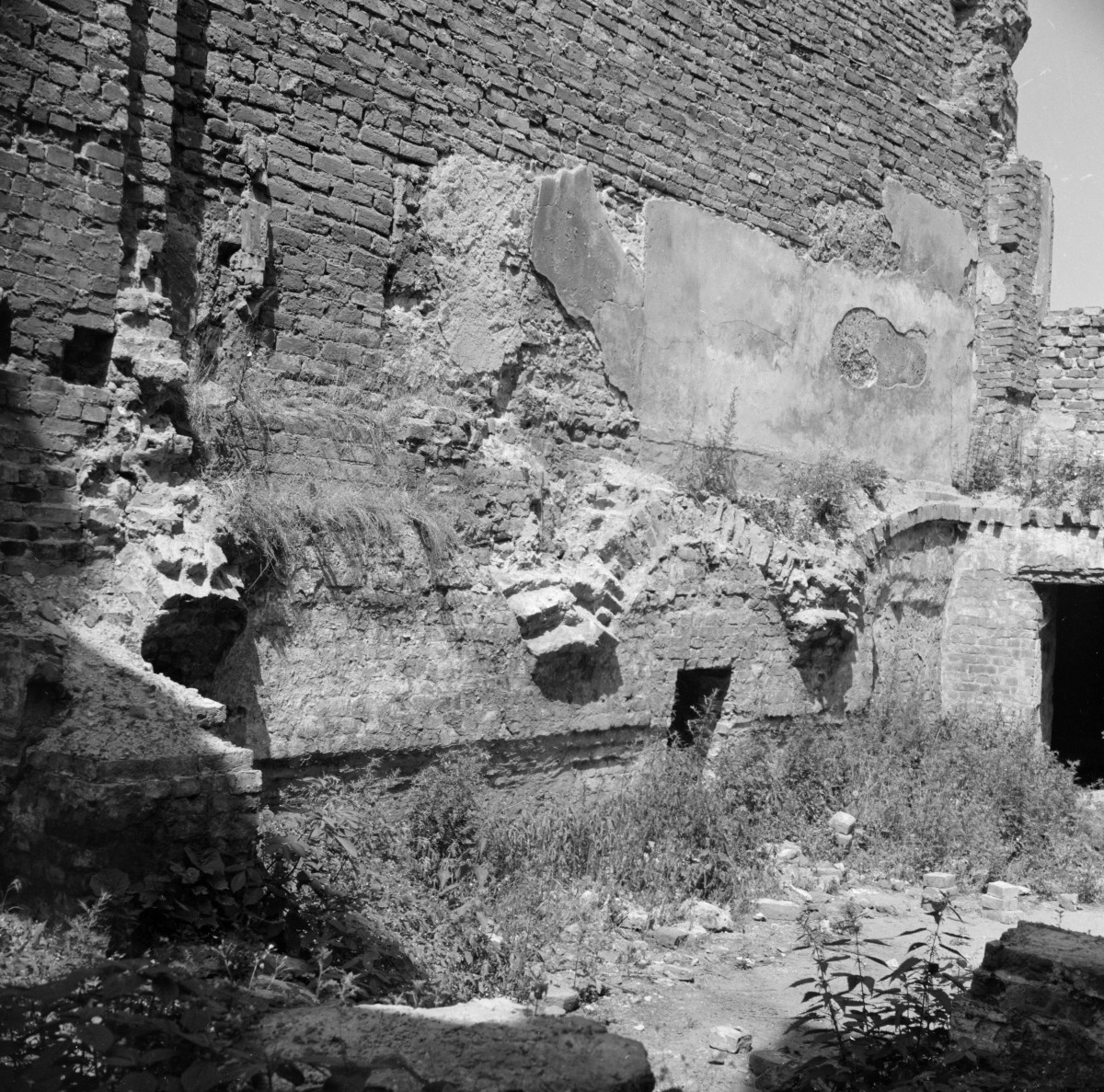 kamienica przyległa od zachodu do zespołu Św. Ducha - pozostałości sklepień, skan 1