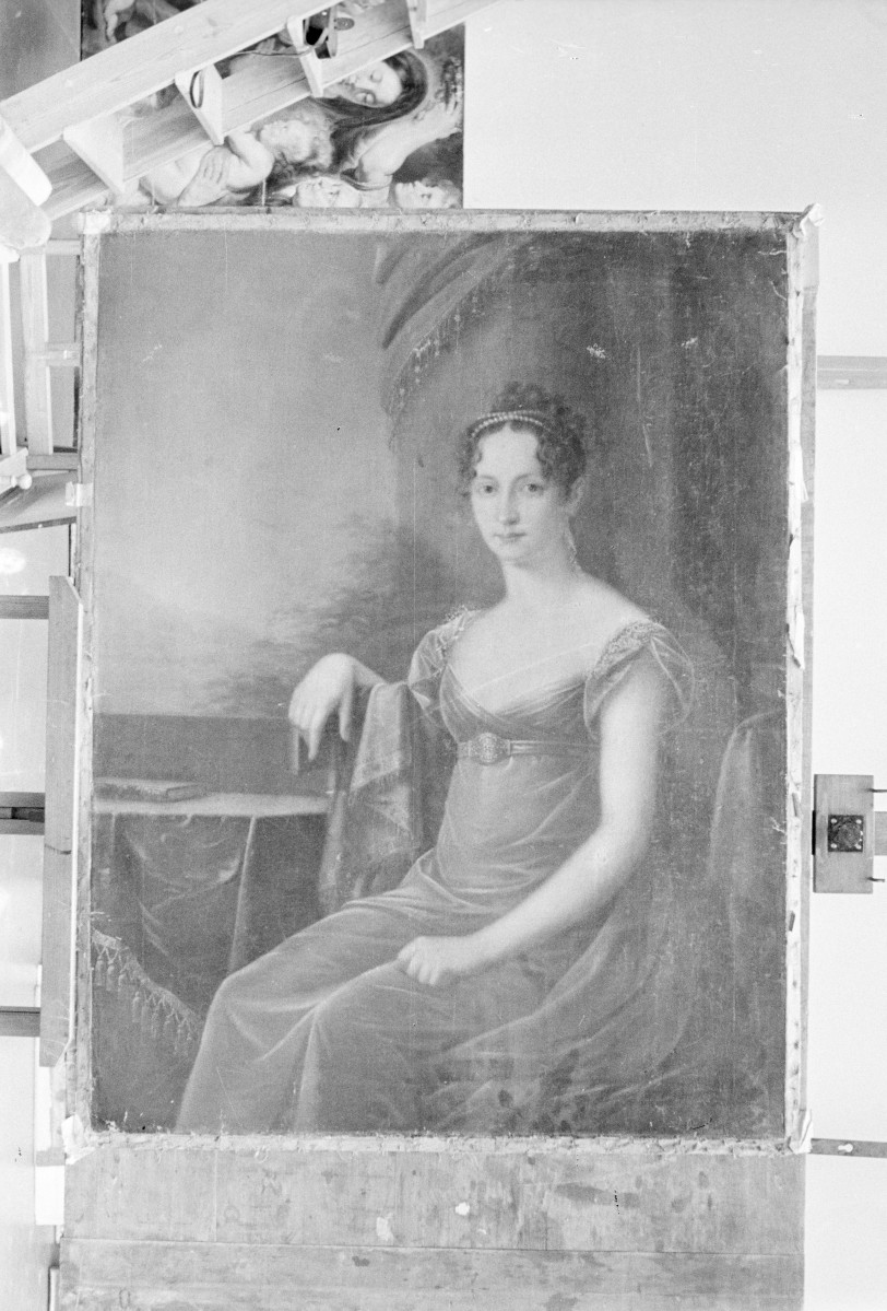 Muzeum Narodowe w Warszawie, Lampi Jan "Portret Jerzowej Zenowiczowej", 1190x925 mm, skan 1