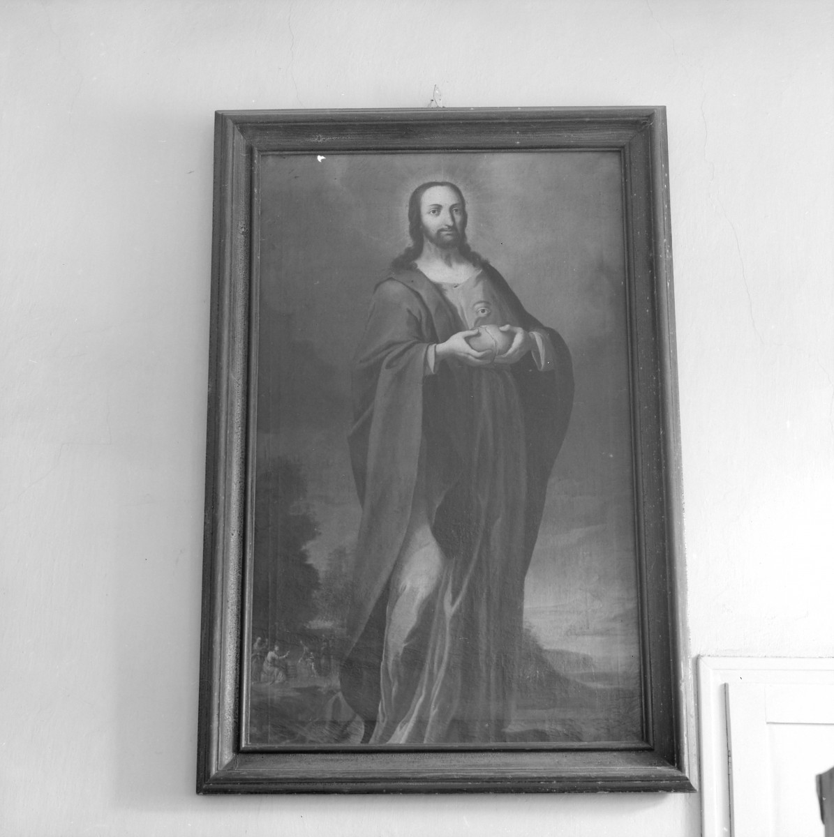 klasztor ss. Mniszek Benedyktynek - zbiory - obraz Chrystusa łamiącego chleb z XVIII w., skan 1