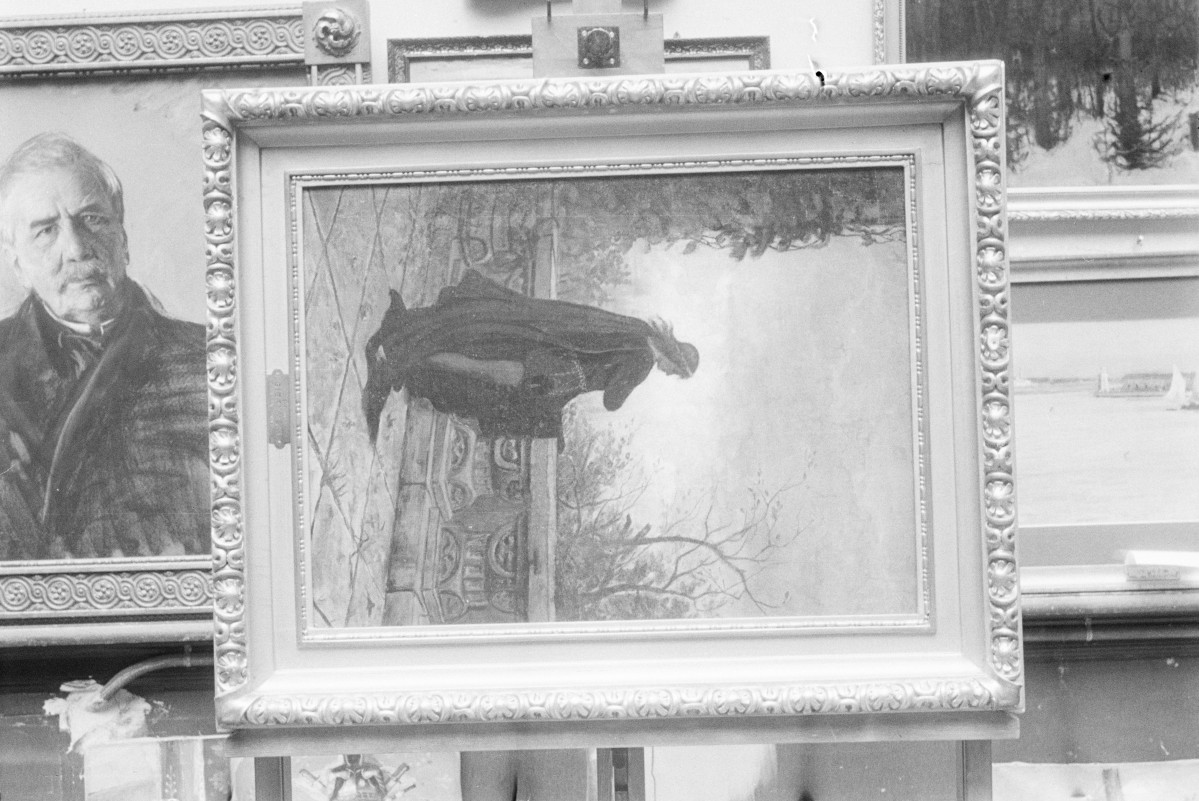 Muzeum Śląskie we Wrocławiu, obraz Gierymski Aleksander "Hamlet", skan 1