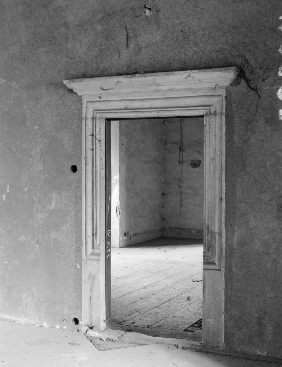 pałac - wnętrze: portal, skan 1