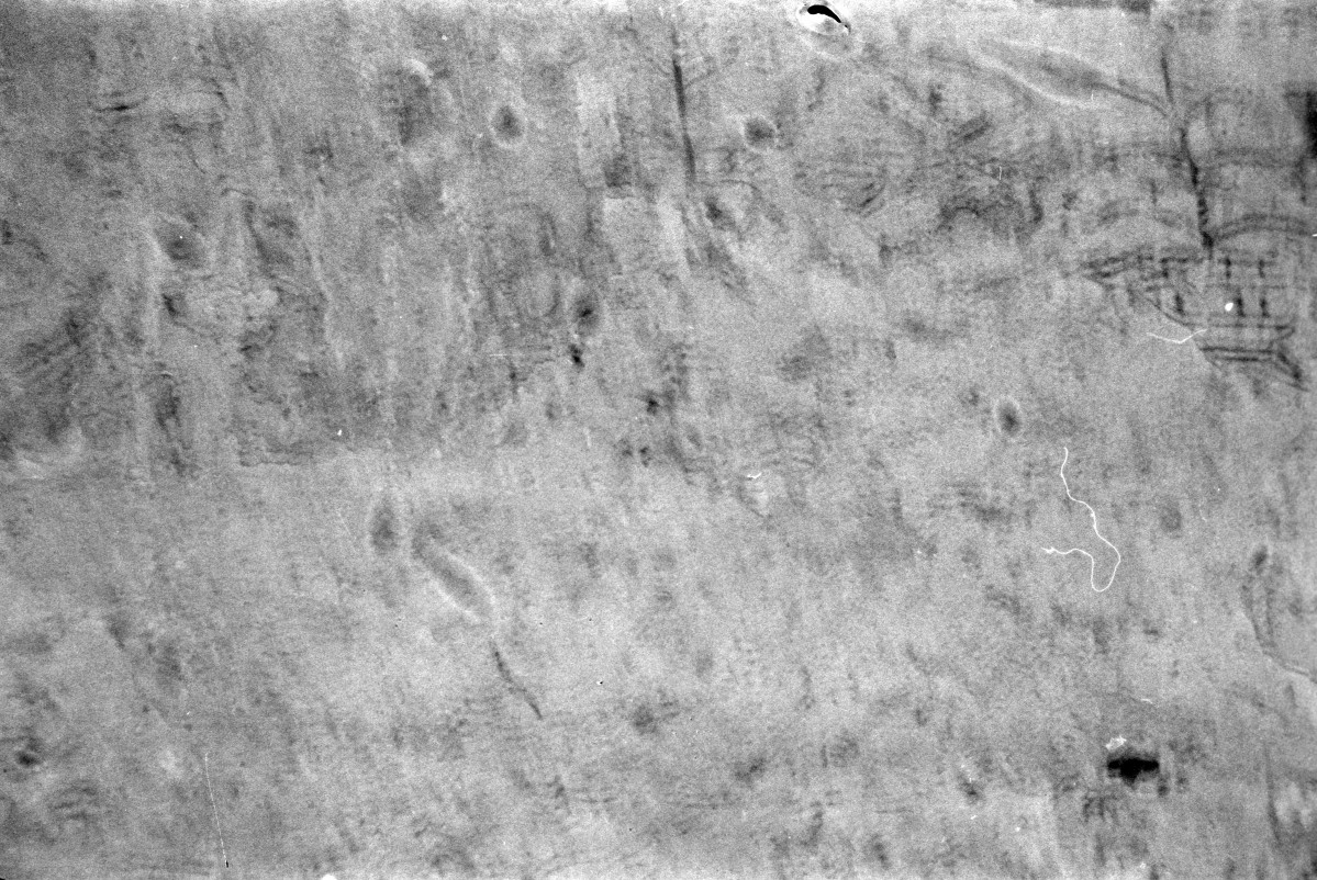 kościół św. Floriana - polichromia fragment tryptyku, skan 1