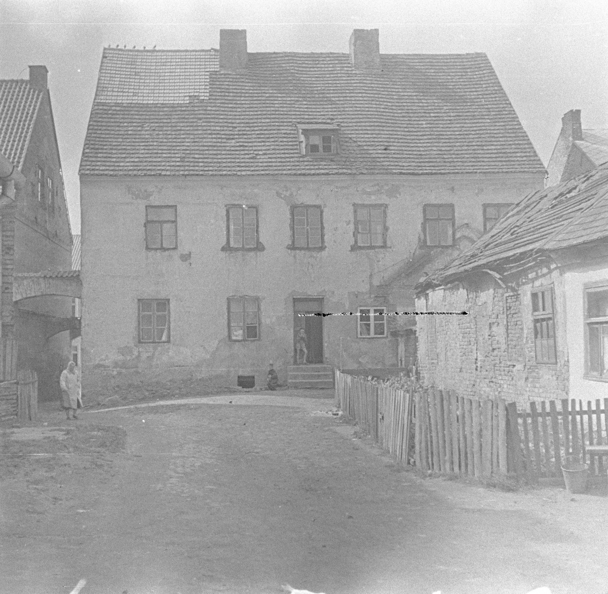 dom, dawna ul. Kościuszki 50 - elewacja od podwórza, skan 1