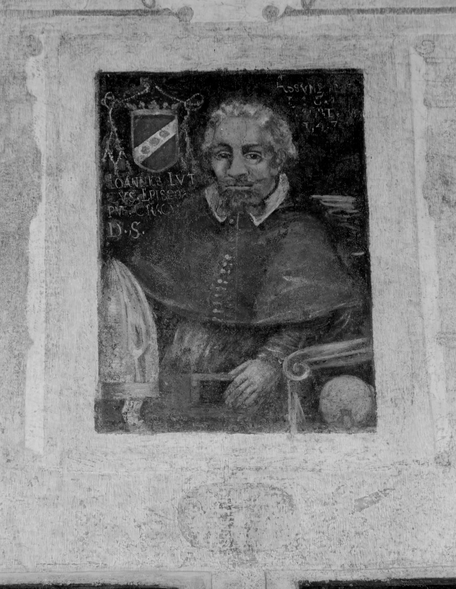 pałac Biskupów Krakowskich - Izba Stołowa Górna /sala portretowa/ /I p./ - ściana wschodnia - portret Jana Luteckiego, skan 1