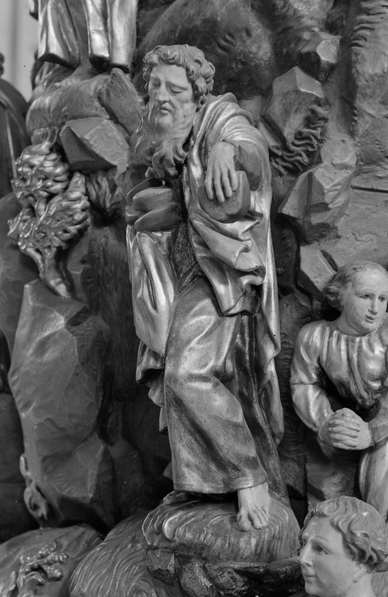 kościół pw. Jana Chrzciciela - Sanktuarium Matki Bożej Grodowieckiej – Jutrzenki Nadziei - wnętrze - ambona - fragment, skan 1