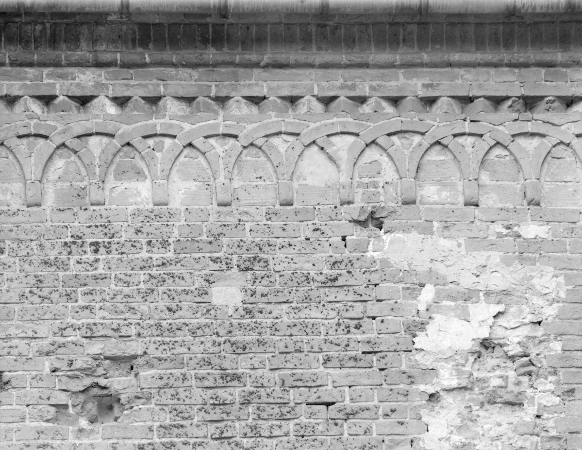 zespół klasztorny Dominikanów, kościół pw. św. Jakuba - elewacja północna - fryz, skan 1